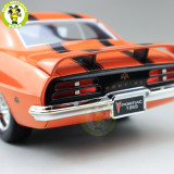1/18 1969 PONTIAC FIREBIRD TRANS Road Signature Diecast Model Car Toys Boys Girls Gift