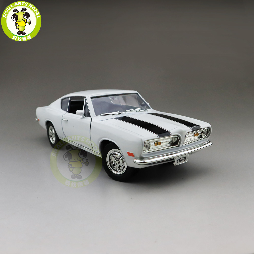 Road Legends Barracuda Plymouth 1969 à l'échelle 1:18 | Légendes de la route | Modèle réduit de voiture moulé sous pression | Collection classique | Article #92179 - France