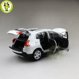 1/18 China peugeot 3008 Diecast Model Car Suv Toys Kids Boys Girls Gifts White