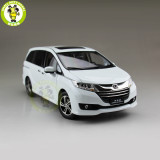 1/18 Honda Odyssey MPV Commercial vehicle Diecast Metal Car SUV MPV Model Toys Boy Girl Gift Collection Hobby White