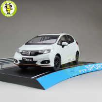 1/18 Honda FIT Sport 2018 Diecast Metal Car Model Toys Boy Girl Gift Collection Hobby White