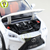 1/32 JACKIEKIM Toyota Lexus NX200T Diecast Model CAR SUV Toys for kids children Sound Lighting Pull Back gifts