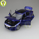 1/18 Honda Accord 10th Sedan Diecast Metal Car Model Toys Boy Girl Gift Collection Hobby Blue