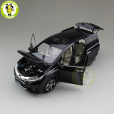 1/18 Honda MPV Odyssey Commercial vehicle Diecast Metal MPV Car SUV Model Toys Boy Girl Gift Collection Hobby Dark Blue