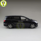 1/18 Honda MPV Odyssey Commercial vehicle Diecast Metal MPV Car SUV Model Toys Boy Girl Gift Collection Hobby Dark Blue