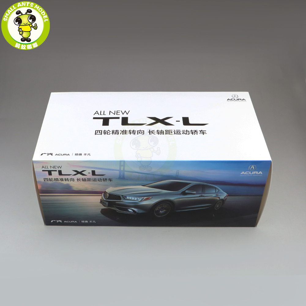 1/18 Honda ACURA TLX L TLX-L Diecast Metal Car Model Toys