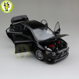 1/18 Mitsubishi Lancer EVO-X EVO X 10 Left Steering Wheel LHD Diecast Metal Car Model Toy Boy Girl Gift Collection Black