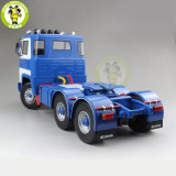 1/18 Scania Lbt 141 Tractor Truck Asg 3-Assi 1976 ROAD-KINGS Diecast Car Truck Model Toys for kids Gift Blue & White