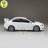 1/18 Mitsubishi Lancer EVO-X EVO X 10 BBS Left Steering Wheel LHD Diecast Metal Car Model Toy Boy Girl Gift Collection White