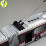 1/42 YuTong Bus ZK5180A City Bus Trolleybus Articulated bus Diecast Bus Model Gift Collection Hobby