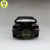 1/18 Mitsubishi Lancer EVO-X EVO X 10 Left Steering Wheel LHD Diecast Metal Car Model Toy Boy Girl Gift Collection Black