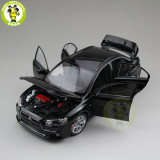 1/18 Mitsubishi Lancer EVO-X EVO X 10 BBS Right Steering Wheel RHD Diecast Metal Car Model Toy Boy Girl Gift Collection Black