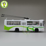 1/76 ShangHai Brand Trolleybus Bus Diecast Bus Car Model Toys Kids Gifts