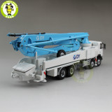1/50 DY Actros Concrete Pump Truck Construction Machinery Diecast Model Car Blue