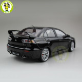 1/18 Mitsubishi Lancer EVO-X EVO X 10 BBS Right Steering Wheel RHD Diecast Metal Car Model Toy Boy Girl Gift Collection Black