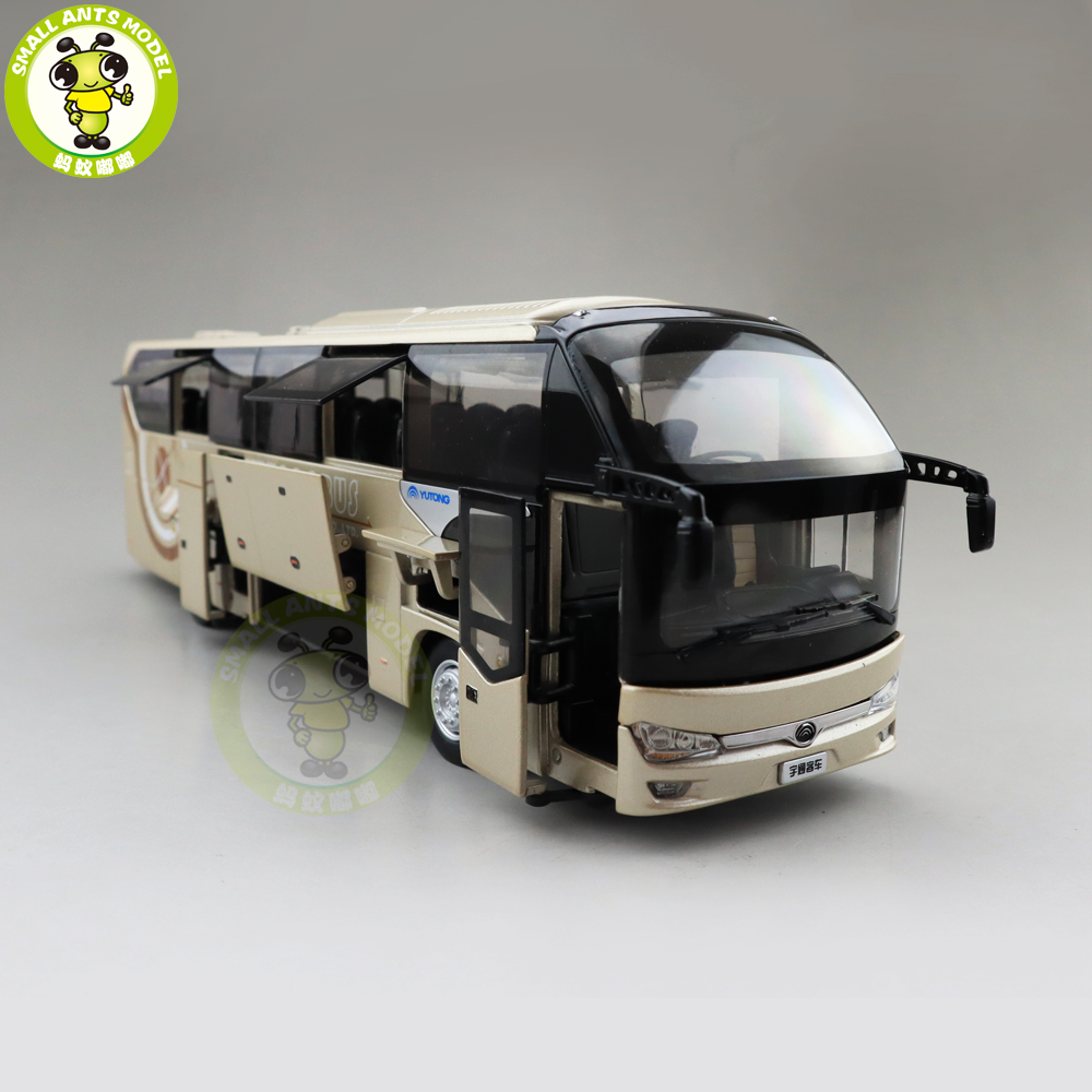 1 42 YuTong Bus ZK6128HQB Bus Diecast Bus Car Model Boy Gilr Gifts Toys Shop cheap and high quality Auto Factory Car Models Toys Small Ants Car Toys Models