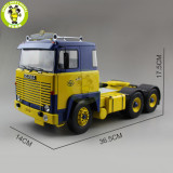 1/18 Scania Lbt 141 Tractor Truck Asg 3-Assi 1976 ROAD-KINGS Diecast Car Truck Model Toys for kids Gift Blue & White