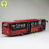 1/43 China YuTong ZK6128HGK City Bus Coach Diecast Model Car Toys Kids Gifts