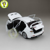 1/18 Mitsubishi Lancer EVO-X EVO X 10 BBS Left Steering Wheel LHD Diecast Metal Car Model Toy Boy Girl Gift Collection White