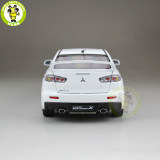 1/18 Mitsubishi Lancer EVO-X EVO X 10 BBS Left Steering Wheel LHD Diecast Metal Car Model Toy Boy Girl Gift Collection White