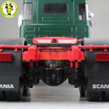 1/18 Scania Lbt 141 Tractor Truck Asg 3-Assi 1976 ROAD-KINGS RK180011 Diecast Car Truck Model Toys for kids Gift Green & Red