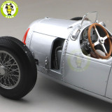 1/18 Minichamps AUTO UNION TYPE C GP Monaco 1936 Varzi #4 Diecast Model Car Boys Girls Gifts