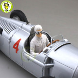 1/18 Minichamps AUTO UNION TYPE C GP Monaco 1936 Varzi #4 Diecast Model Car Boys Girls Gifts