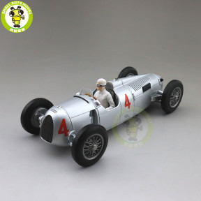 1/18 Minichamps AUTO UNION TYPE C GP Monaco 1936 Varzi #4 Diecast Model Car Boys Girls Gifts