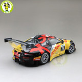 1/18 Minichamps Porsche 911 GT3 R #76 Class Winner 24h Spa 2016 Diecast Model Car Toys Gifts