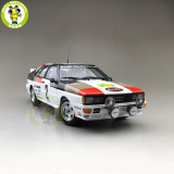 1/18 Minichamps AUDI QUATTRO MIKKOLA WINNERS INT.SWEDISH RALLY 1981  #2 Diecast Car Model Toys gifts