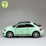 1/18 VW Volkswagen New Beetle Welly FX Diecast Car Model Toys for Kids Gift Collection 