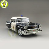 1/18 1957 Chevrolet BEL AIR Police Version Road Signature Diecast Model Car Toys