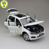 1/18 Welly 11005W VW Volkswagen Touareg Diecast Model Car Suv Toys for Kids Gift Collection