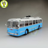 1/43 Classic Ziu-5 Soviet Union Russia Trolleybus City bus Diecast model Car Bus toys kids gifts