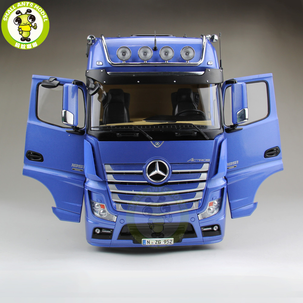 1/18 NZG BENZ ACTROS Truck Trailer Diecast Model Car Truck Toys Kids