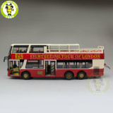 1/43 AnKai Big Bus Sightseeing Tour of London Diecast Model Car Bus Toys Kids Gifts