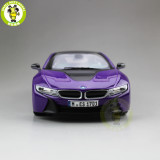 1/18 Paragon BMW i8 Electric sports car Diecast Model Car Toys kids gift collection