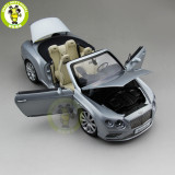 1/18 Paragon Bentley Continental GT Open Top Diecast Model Car Toys kids gift collection