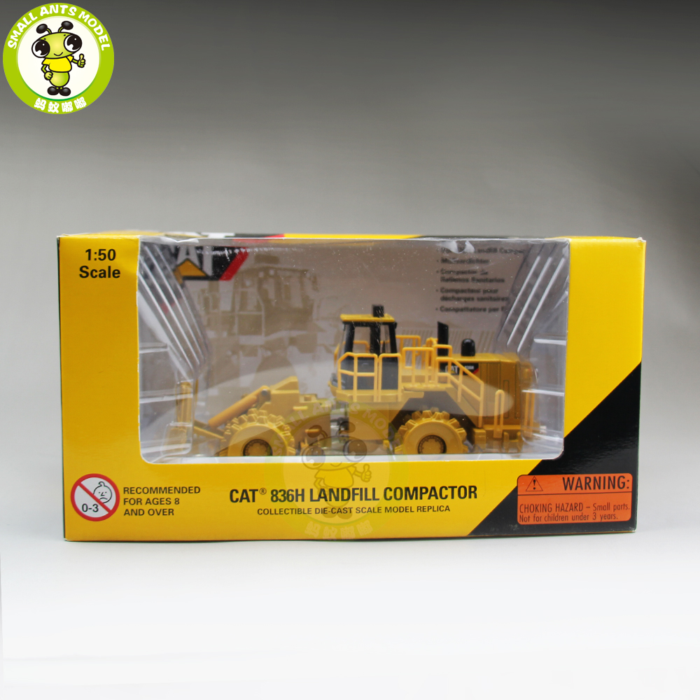 1/50 CAT 836H Landfill Compactor Norscot 55205 Caterpillar
