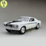 1/18 1968 Ford Mustang GT Cobra Jet Maisto 31167 Diecast Model Car Toys Kids Gifts