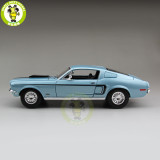 1/18 1968 Ford Mustang GT Cobra Jet Maisto 31167 Diecast Model Car Toys Kids Gifts