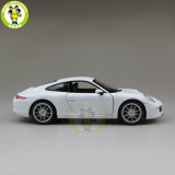 1/24 Porsche 911 991 Carrera S Welly Diecast Model Car Toys Kids Gifts