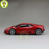 1/24 Lamborghini Huracan LP610-4 WELLY Diecast Model Car Toys Kids Gifts