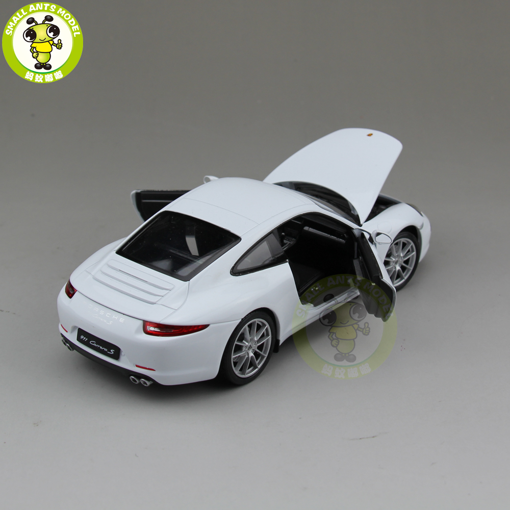 1:24 Porsche 911 Carrera S Coupe Model Car Diecast Collection Gift Kids Toys New 