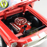 1/18 1968 Ford Shelby Mustang GT-500KR Road Signature Diecast Model Car Toys Boys Girls Gifts