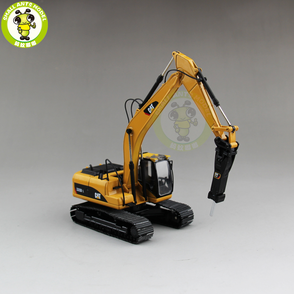 1:50 Cat® 320D L Hydraulic Excavator with Hammer — Diecast