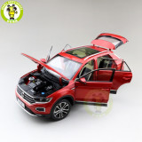 1/18 VW Volkswagen FAW T-ROC T ROC Diecast Car Model Toys KIDS Boy Girl Birthday Gift Collection Hobby Red