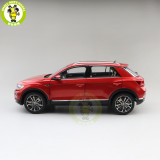 1/18 VW Volkswagen FAW T-ROC T ROC Diecast Car Model Toys KIDS Boy Girl Birthday Gift Collection Hobby Red