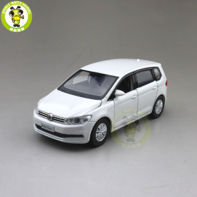 1/32 Jackiekim VW Volkswagen Touran Diecast Model CAR Mpv Van Toys kids Gifts