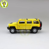 1/32 CAIPO Hummer H3 2007 Diecast Model Toys Car For Kids Pull Back Sound Gifts